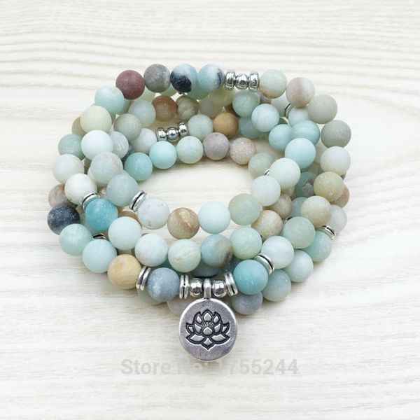 sn1142 fashion women`s 8 mm matte ite 108 mala beads bracelet or necklace lotus buddha ohm charm bracelet y200730, Black
sn1142 fashion women`s 8 mm matte ite 108 mala beads bracelet or necklace lotus buddha ohm charm bracelet y200730, Black