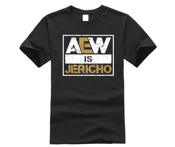 brand men shirt aew is jericho shirt1, White;black