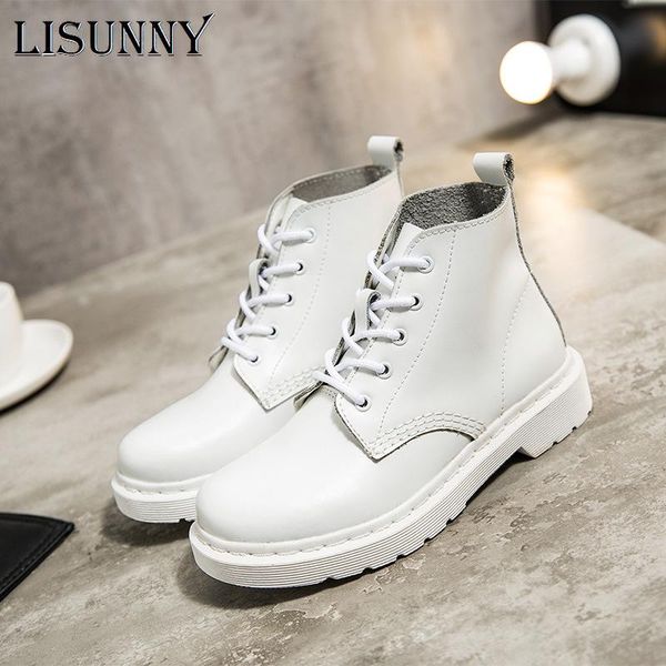 boots lisunny women white ankle genuine leather motorcycle female 2021 autumn winter ladies platform shoes large size 43, Black
boots lisunny women white ankle genuine leather motorcycle female 2021 autumn winter ladies platform shoes large size 43, Black