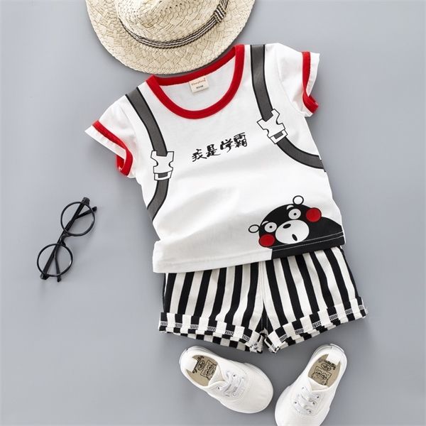 kid summer clothing 1 2 3 4 years baby girl boy casual striped shirt clothes set cute cartoon school bag boys suit c1016, White
kid summer clothing 1 2 3 4 years baby girl boy casual striped shirt clothes set cute cartoon school bag boys suit c1016, White