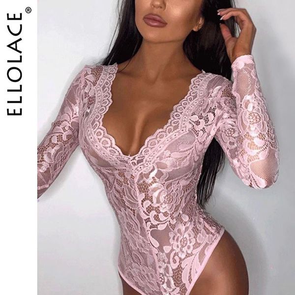 women's jumpsuits & rompers ellolace lace long sleeve bodysuit women bodycon deep-v bodys transparent bodysuits female body suit drop, Black;white
women's jumpsuits & rompers ellolace lace long sleeve bodysuit women bodycon deep-v bodys transparent bodysuits female body suit drop, Black;white