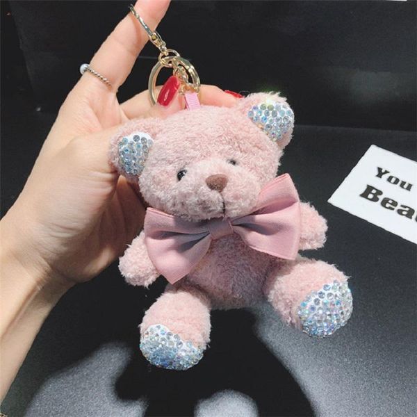 new styles keychain teddy bear stuffed animals doll plush key chain toys give cute birthday present keyring, Silver
new styles keychain teddy bear stuffed animals doll plush key chain toys give cute birthday present keyring, Silver