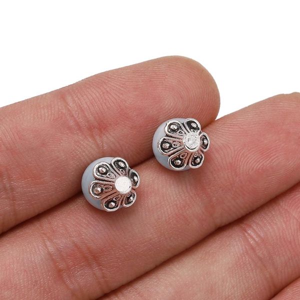 50pcs lot 8mm 6 petals tibetan flower loose sparer end bead caps cone for diy jewelry making findings earrings h jllszq, Silver
50pcs lot 8mm 6 petals tibetan flower loose sparer end bead caps cone for diy jewelry making findings earrings h jllszq, Silver