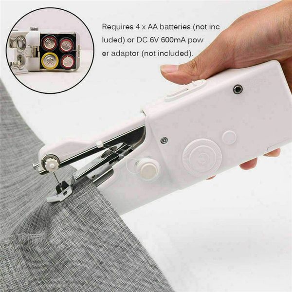 dhl ship electric sew machine portable mini handheld handy stitch home clothes sew tools multi function apparatus chargeable without battery
dhl ship electric sew machine portable mini handheld handy stitch home clothes sew tools multi function apparatus chargeable without battery