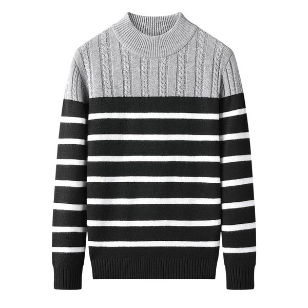 varsanol striped sweater men 100% cotton o neck pullovers sweater for men long sleeve knitted pull homme new men clothing 201026, White;black
varsanol striped sweater men 100% cotton o neck pullovers sweater for men long sleeve knitted pull homme new men clothing 201026, White;black