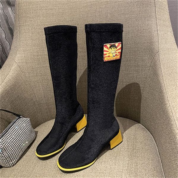 2021 new autumn women on the knee fashion comfortable korean style boots 59ja, Black
2021 new autumn women on the knee fashion comfortable korean style boots 59ja, Black