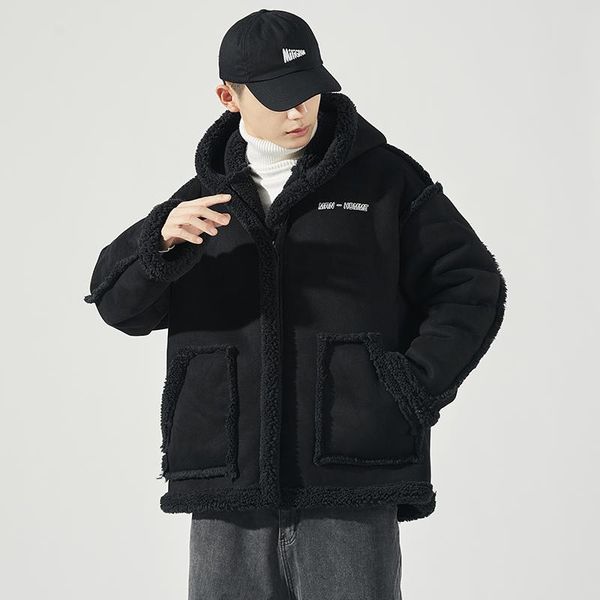bomber jacket black white men's winter thick warm fleece teddy coat for sportwear fleece hoodies coat
bomber jacket black white men's winter thick warm fleece teddy coat for sportwear fleece hoodies coat
