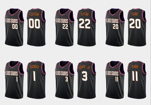 phoenix suns men devin booker kelly oubre jr. deandre ayton ricky rubio dario saric ty jerome nba black custom jersey
phoenix suns men devin booker kelly oubre jr. deandre ayton ricky rubio dario saric ty jerome nba black custom jersey