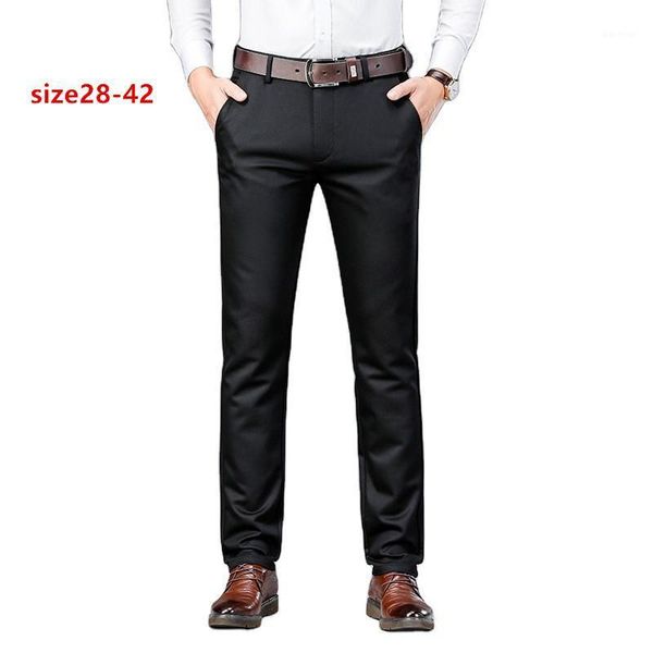autumn winter men's pants business casual trousers cotton elastic straight brand clothing big size 40 42 undefined sportswear1, Black
autumn winter men's pants business casual trousers cotton elastic straight brand clothing big size 40 42 undefined sportswear1, Black