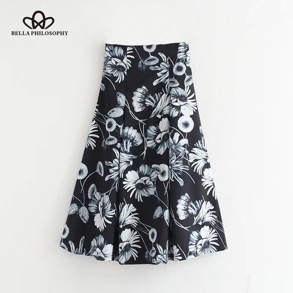 herstory 2020 spring women casual print skirt high waist female fashion skirt mid calf women a line zipper1, Black
herstory 2020 spring women casual print skirt high waist female fashion skirt mid calf women a line zipper1, Black