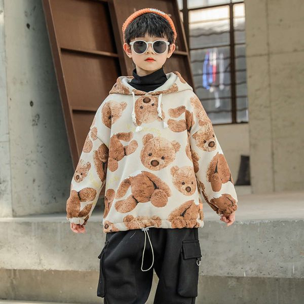 hooded autumn and boys' sweater 2020 plush new children's winter thickened base coat jcao, Black
hooded autumn and boys' sweater 2020 plush new children's winter thickened base coat jcao, Black