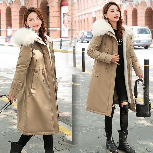 30 degrees snow wear long parkas winter jacket women fur hooded clothing female fur lining thick winter coat women1, Black
30 degrees snow wear long parkas winter jacket women fur hooded clothing female fur lining thick winter coat women1, Black