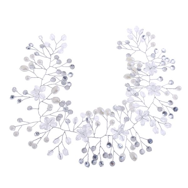 silver crystal pearls vine headband tiara wedding prom bridal hair accessory, Slivery;golden
silver crystal pearls vine headband tiara wedding prom bridal hair accessory, Slivery;golden