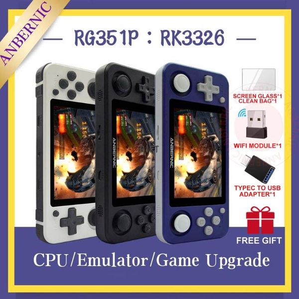 128g Tf Card For New Rg351p Anbernic Retro Game Console Rk3326 Linux System Pc Shell Ps1 Game Rg351