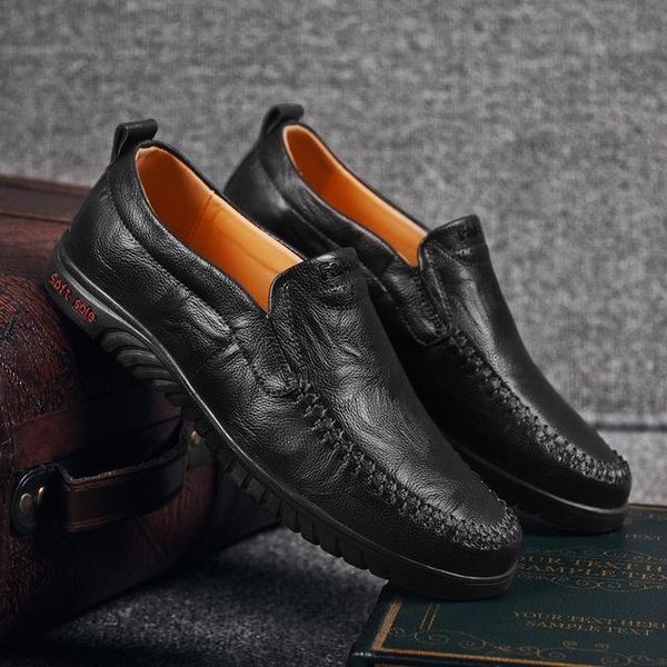 dropshipping men shoes genuine leather comfortable men casual shoes footwear chaussures flats slip on lazy zapatos hombre, Black
dropshipping men shoes genuine leather comfortable men casual shoes footwear chaussures flats slip on lazy zapatos hombre, Black