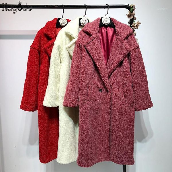 nagodo white teddy coat winter coat long sleeve turn-down collar women's faux fur causal wide-waisted oversized plus size1, Black
nagodo white teddy coat winter coat long sleeve turn-down collar women's faux fur causal wide-waisted oversized plus size1, Black