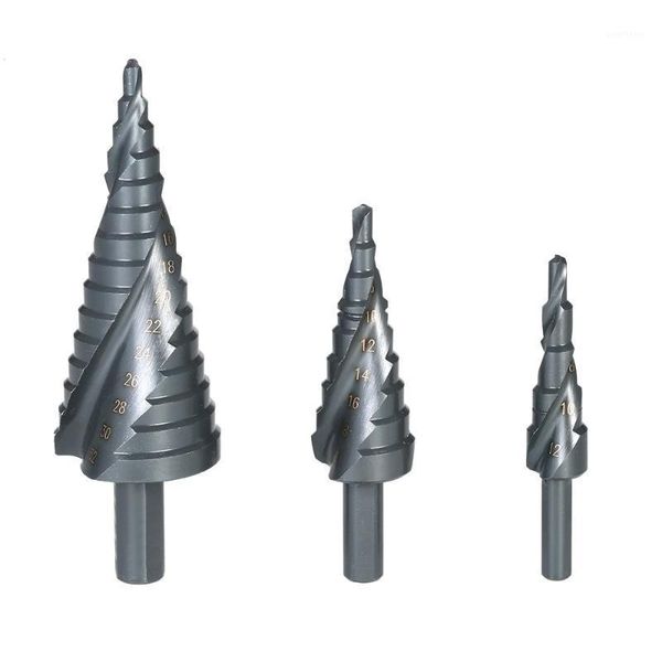 3pcs hss steel titanium step drill bit 4-12mm 4-20mm 4-32mm step cone cutools woodworking wood metal drill bit set1
3pcs hss steel titanium step drill bit 4-12mm 4-20mm 4-32mm step cone cutools woodworking wood metal drill bit set1