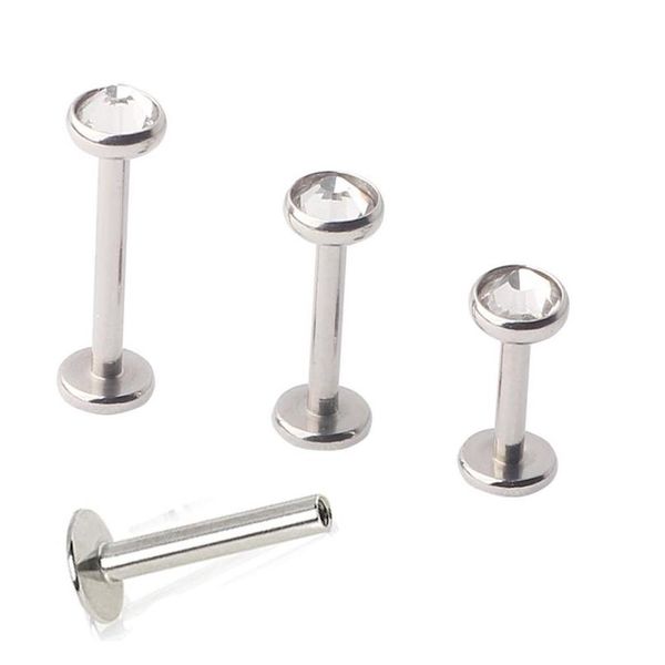 clear gem interanlly flat labret bar with piercing lip rings mix 6 8 10mm body jewelry tragus helix earring g1cjg, Black
clear gem interanlly flat labret bar with piercing lip rings mix 6 8 10mm body jewelry tragus helix earring g1cjg, Black