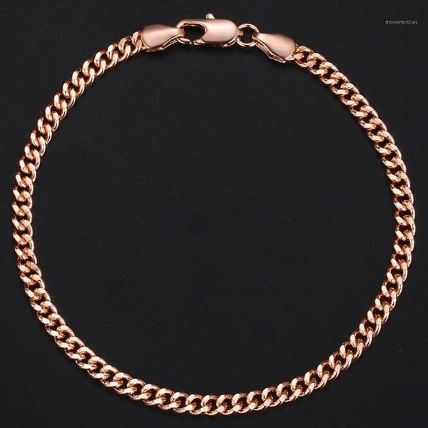 trendsmax 4mm bracelet for women girls 585 rose gold curb cuban link chain bracelet womens fashion party gift jewelry kgb4321, Black
trendsmax 4mm bracelet for women girls 585 rose gold curb cuban link chain bracelet womens fashion party gift jewelry kgb4321, Black