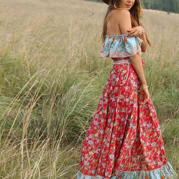 38 2021 bohemian dress women off the shoulder boho long dresses ruffle vintage tied high waist summer floral dress summer, Black;gray
38 2021 bohemian dress women off the shoulder boho long dresses ruffle vintage tied high waist summer floral dress summer, Black;gray