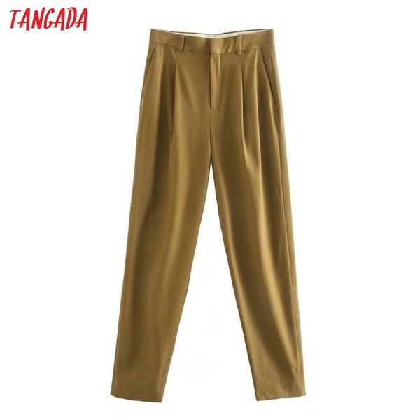 tangada fashion women solid suit pants trousers zipper pockets buttons office lady pants pantalon 5z181 201228, Black;white
tangada fashion women solid suit pants trousers zipper pockets buttons office lady pants pantalon 5z181 201228, Black;white