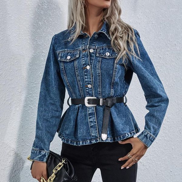 streetwear women's fashion waist lapel blue jean jacket rope denim jacket feamle autumn winter vintage denim jackets women coats1, Black;brown
streetwear women's fashion waist lapel blue jean jacket rope denim jacket feamle autumn winter vintage denim jackets women coats1, Black;brown