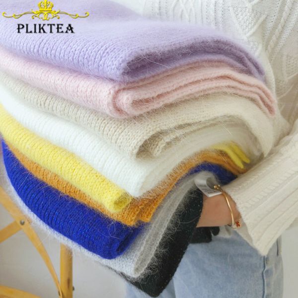 new luxury soft 70% real angora rabbit fur scarf women blue black female foulard beige white warm knitted ladies winter scarves y201007, Blue;gray
new luxury soft 70% real angora rabbit fur scarf women blue black female foulard beige white warm knitted ladies winter scarves y201007, Blue;gray