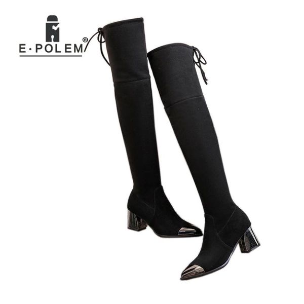 boots fashion female long punk over-the-knee patchwork for women cow suede pointed toe motorcycle lace-up, Black
boots fashion female long punk over-the-knee patchwork for women cow suede pointed toe motorcycle lace-up, Black