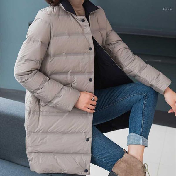 2020 fall/winter japanese women lightweight down jacket, mid-length, fashionable, slim, thin, two-sided 90 down jacket1, Black
2020 fall/winter japanese women lightweight down jacket, mid-length, fashionable, slim, thin, two-sided 90 down jacket1, Black