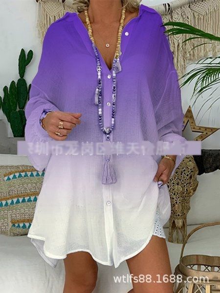 chiffon fashion gradient printing loose large size sun-proof chiffon fashion gradient printing shirt loose large size sun-proof shirt ifu4b, Black;gray
chiffon fashion gradient printing loose large size sun-proof chiffon fashion gradient printing shirt loose large size sun-proof shirt ifu4b, Black;gray