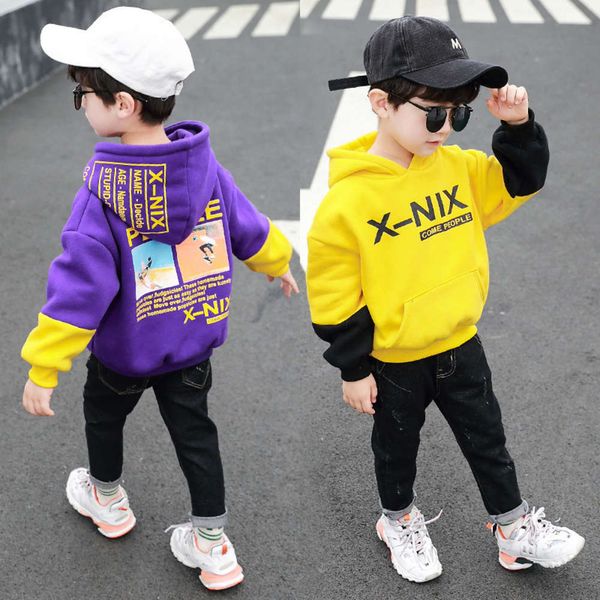 plush thickened sweater winter boys' clothing 2020 new hooded bottom coat middle and small children's top, Black
plush thickened sweater winter boys' clothing 2020 new hooded bottom coat middle and small children's top, Black
