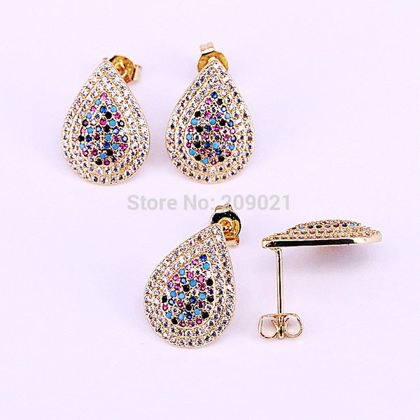 6pairs fashion drop shape cubic zirconia stud earrings, cz micro pave elegant jewelry earrings for women 210202, Golden;silver
6pairs fashion drop shape cubic zirconia stud earrings, cz micro pave elegant jewelry earrings for women 210202, Golden;silver