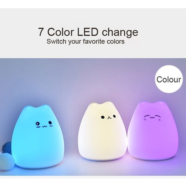 a-led night lamp decorate desk light battery dream cute cat holiday creative sleepping 7changing bulb for baby bedroom luminar
a-led night lamp decorate desk light battery dream cute cat holiday creative sleepping 7changing bulb for baby bedroom luminar