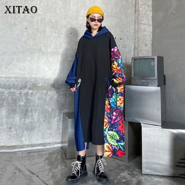 casual dresses xitao print patchwork plus size dress women loose fashion personality hooded 2021 autumn full sleeve goddess zp2586, Black;gray
casual dresses xitao print patchwork plus size dress women loose fashion personality hooded 2021 autumn full sleeve goddess zp2586, Black;gray