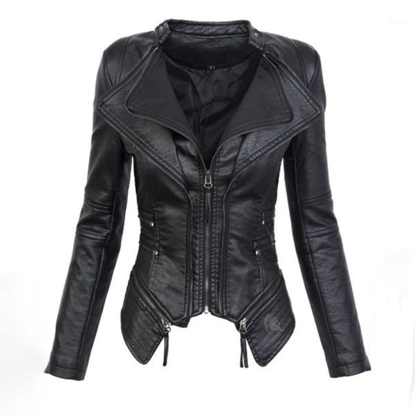 black gothic faux leather pu jacket women winter autumn fashion motorcycle jacket coat punk zipper outerwear plus size fall coat1
black gothic faux leather pu jacket women winter autumn fashion motorcycle jacket coat punk zipper outerwear plus size fall coat1
