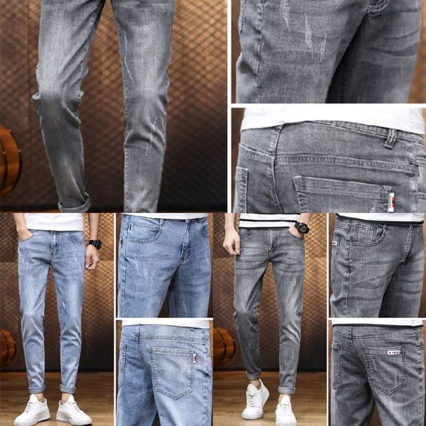 9izhe 2020 summer thin jeans men's summer fashion men's slim fit ankle-length jeans and trouserstrousers and trousers pants br cas, Blue
9izhe 2020 summer thin jeans men's summer fashion men's slim fit ankle-length jeans and trouserstrousers and trousers pants br cas, Blue