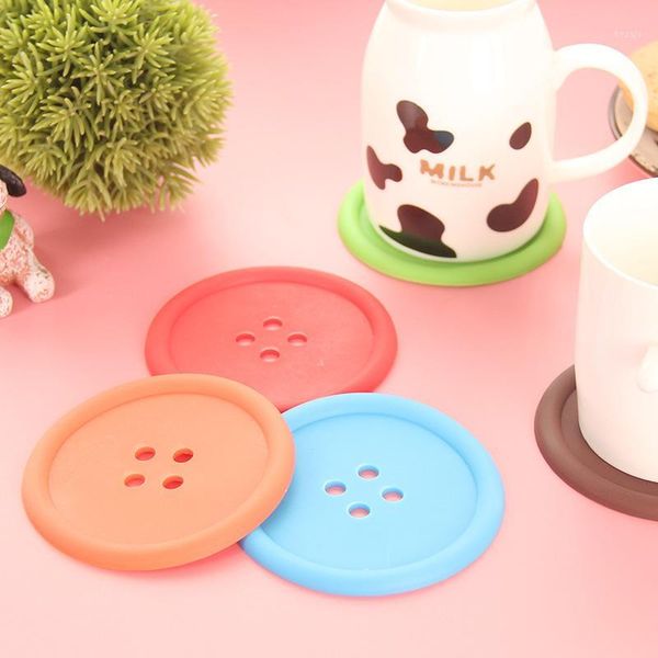 mats & pads candy-colored silica button cup cushion single-sided round non-slip thermal insulation drink coasters silicone mat1
mats & pads candy-colored silica button cup cushion single-sided round non-slip thermal insulation drink coasters silicone mat1