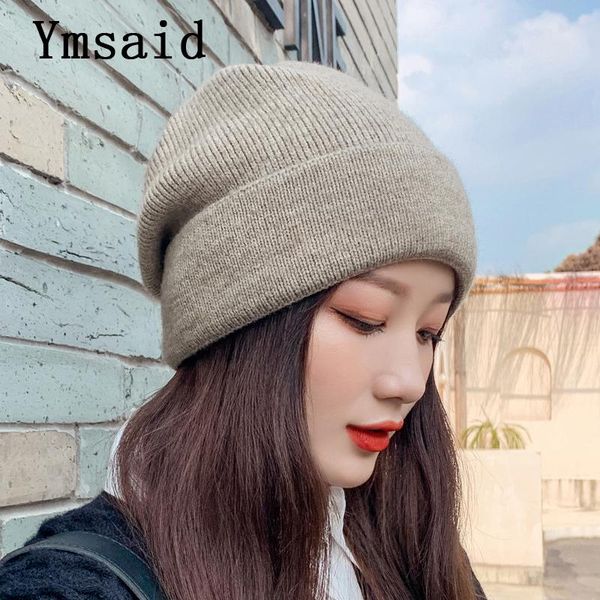 ymsaid winter hats for women fur beanie hat female knitted skullies beanies soft hats autumn female cashmere caps bonnet, Blue;gray
ymsaid winter hats for women fur beanie hat female knitted skullies beanies soft hats autumn female cashmere caps bonnet, Blue;gray