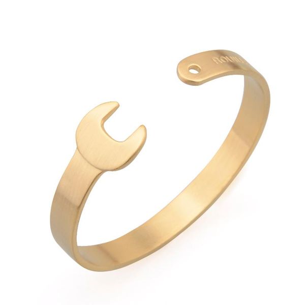 2020 trend casual sporty jewelry stainless steel vintage wrench cuff bracelets bangles for men or women, Black
2020 trend casual sporty jewelry stainless steel vintage wrench cuff bracelets bangles for men or women, Black