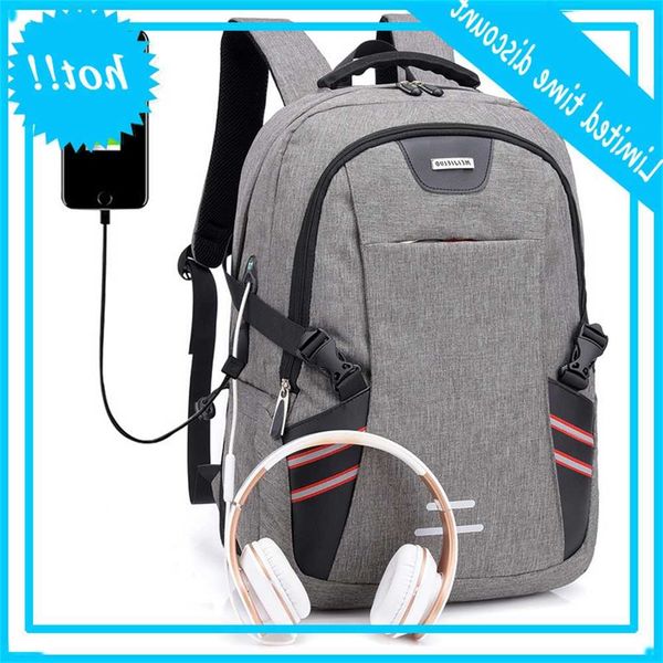 summer student schoolbag external charging port large capacity reflective strip lovers backpack
summer student schoolbag external charging port large capacity reflective strip lovers backpack