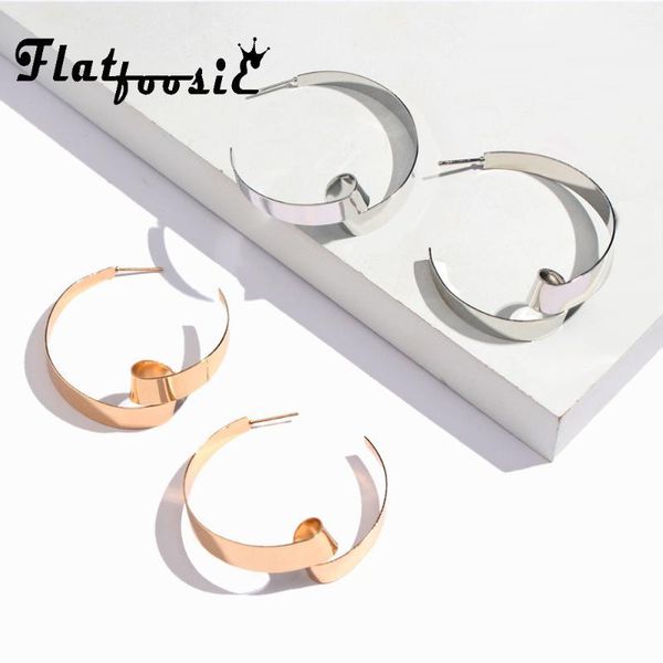 flatfoosie new fashion big circle hoop earrings punk twisted gold silver color earring for women jewelry1, Golden;silver
flatfoosie new fashion big circle hoop earrings punk twisted gold silver color earring for women jewelry1, Golden;silver