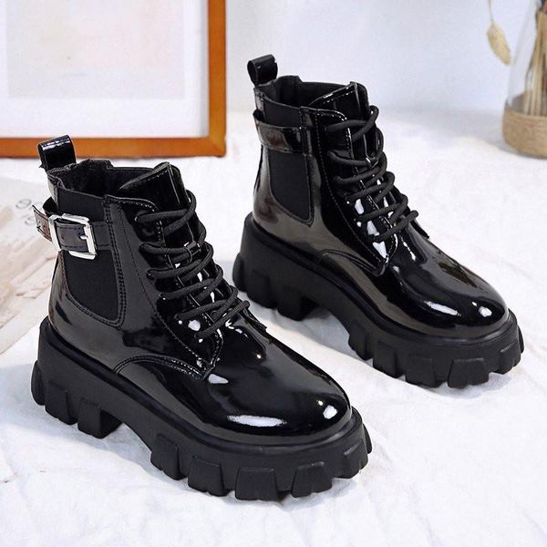 women's leather boots booties ladies rock shoes woman low heels booties boots-women luxury designer winter footwear, Black
women's leather boots booties ladies rock shoes woman low heels booties boots-women luxury designer winter footwear, Black