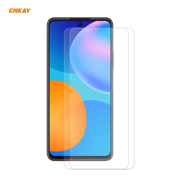 for huawei p smart 2021 2 pcs enkay hat-prince 026mm 9h 25d curved edge tempered glass film 
for huawei p smart 2021 2 pcs enkay hat-prince 026mm 9h 25d curved edge tempered glass film
