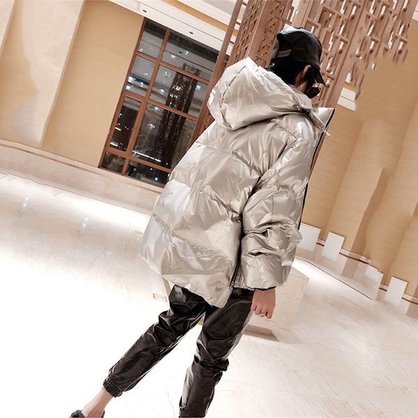 new size cats glossy jas warm jacket losse racer overcoat parka 2019 down jackets women hooded winter plus xnuri, Black
new size cats glossy jas warm jacket losse racer overcoat parka 2019 down jackets women hooded winter plus xnuri, Black