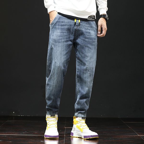 2021 new fashion streetwear scratch ripped harem pants men wide leg trousers japanese vintage designer jeans homme egqy, Blue
2021 new fashion streetwear scratch ripped harem pants men wide leg trousers japanese vintage designer jeans homme egqy, Blue