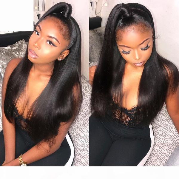 glueless straight 360 lace human hair wigs pre plucked hairline glueless wig brazilian peruvian remy hair 130%~180% density for black women, Black;brown
glueless straight 360 lace human hair wigs pre plucked hairline glueless wig brazilian peruvian remy hair 130%~180% density for black women, Black;brown