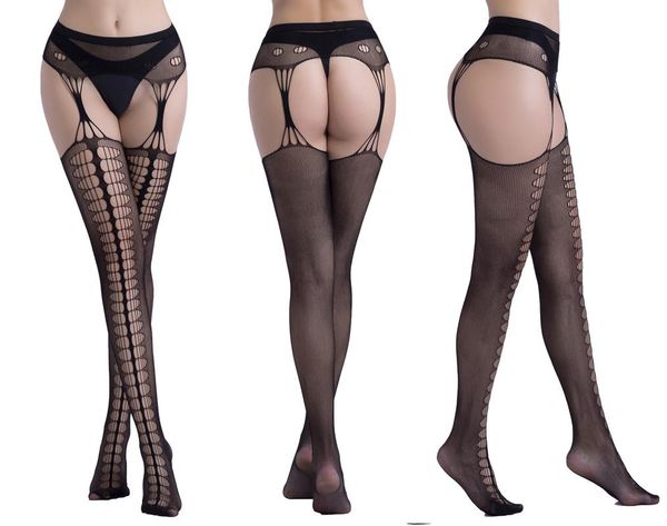 women open crotch lace fishnet strap stockings product for woman nylon pantyhose open crotch elastic mesh tights, Black;white
women open crotch lace fishnet strap stockings product for woman nylon pantyhose open crotch elastic mesh tights, Black;white