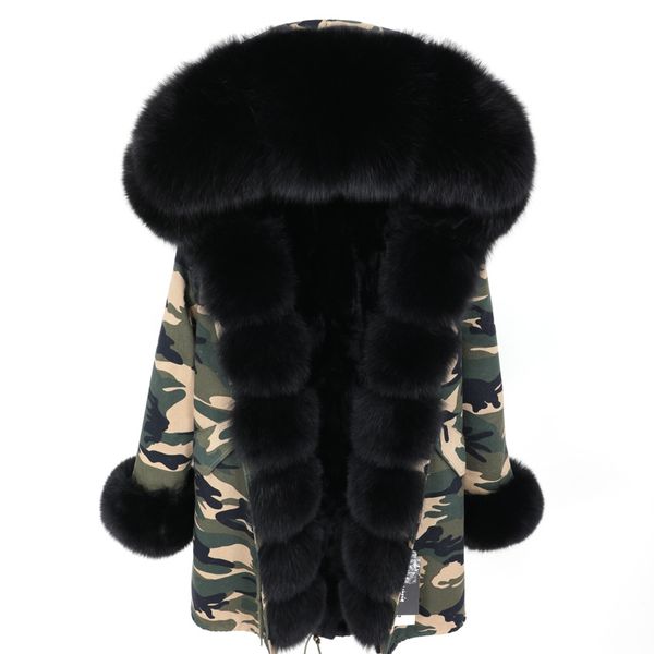 women's 2021 winter new royal fur coat detachable rabbit skin lining medium length parker 1 pkmn, Black
women's 2021 winter new royal fur coat detachable rabbit skin lining medium length parker 1 pkmn, Black
