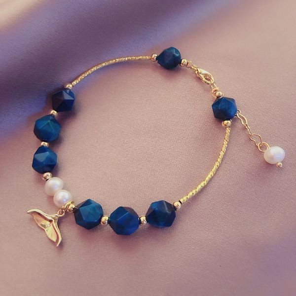 2020 summer new tiger stone pendant bracelet braceletbracelet women's simple ins net red fishtail pendant hand string jewelry for girlf, Golden;silver
2020 summer new tiger stone pendant bracelet braceletbracelet women's simple ins net red fishtail pendant hand string jewelry for girlf, Golden;silver