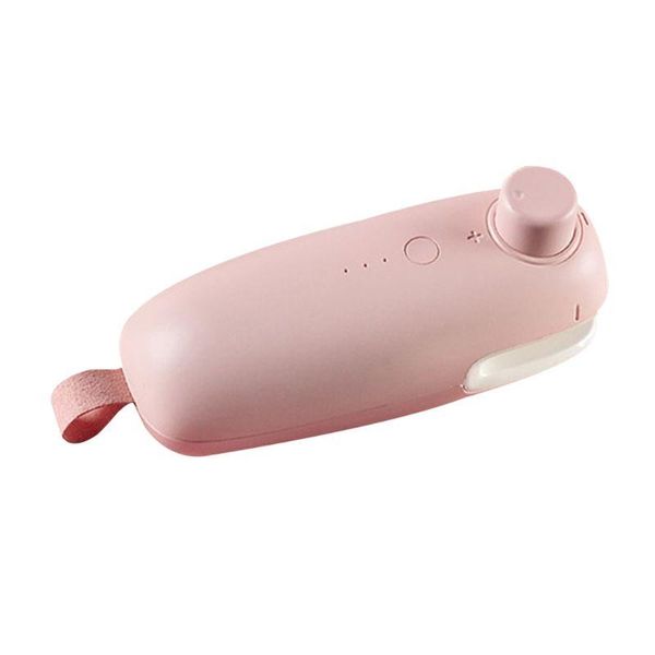 mini portable hand pressure heat plastic bag impluse sealer usb rechargeable a0nc